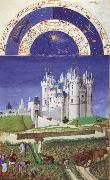 unknow artist Brothers Van Limburg September, page from the Tres riched heures du duc the Berry oil painting reproduction